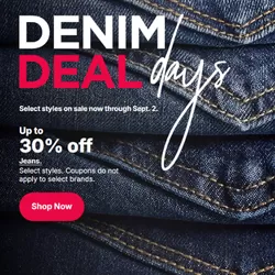 Kohl's Denim Sale Up To 30% Off